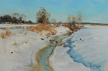 Original Fine Art Landscape Paintings by Alexander Kurinenko