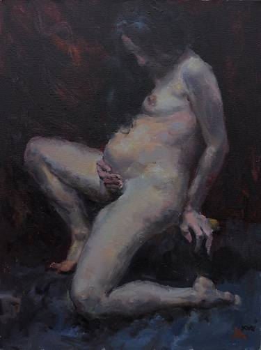 Original Figurative Nude Paintings by Alexander Kurinenko
