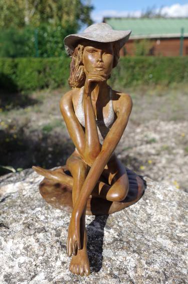 Original Women Sculpture by REMI COUDRAIN