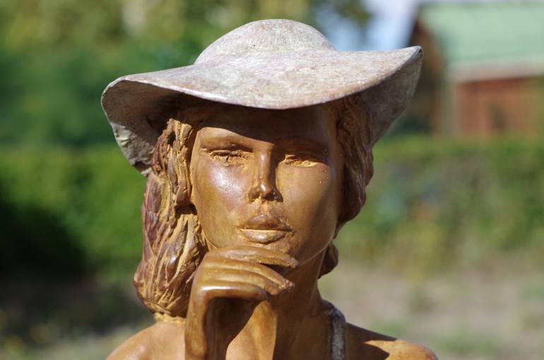 Original Figurative Women Sculpture by Remi Coudrain