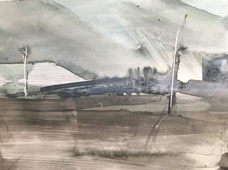Original Airplane Painting by Christopher Vasil