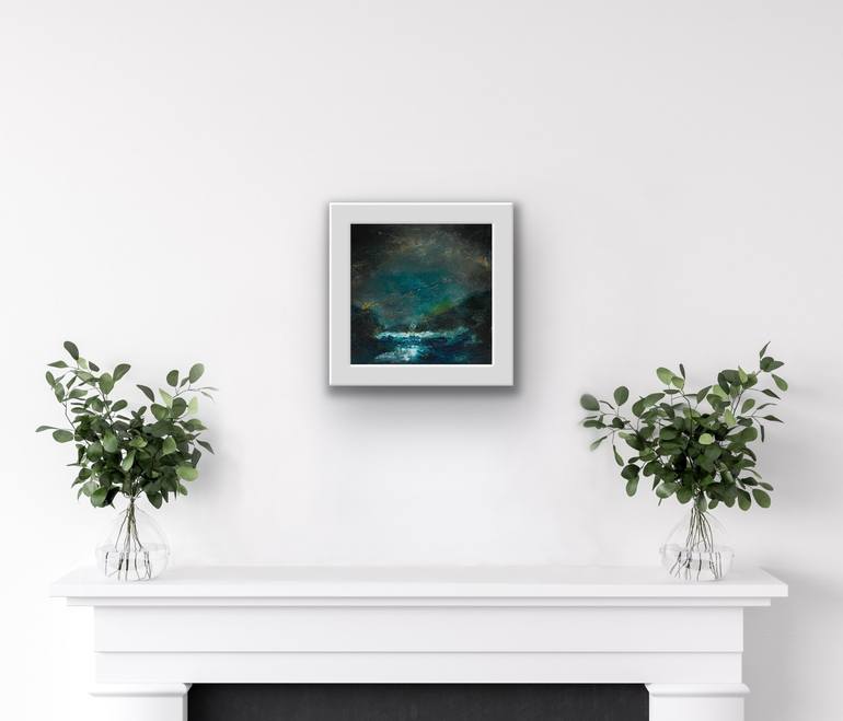 Original Abstract Seascape Painting by Madeleine De Angelis