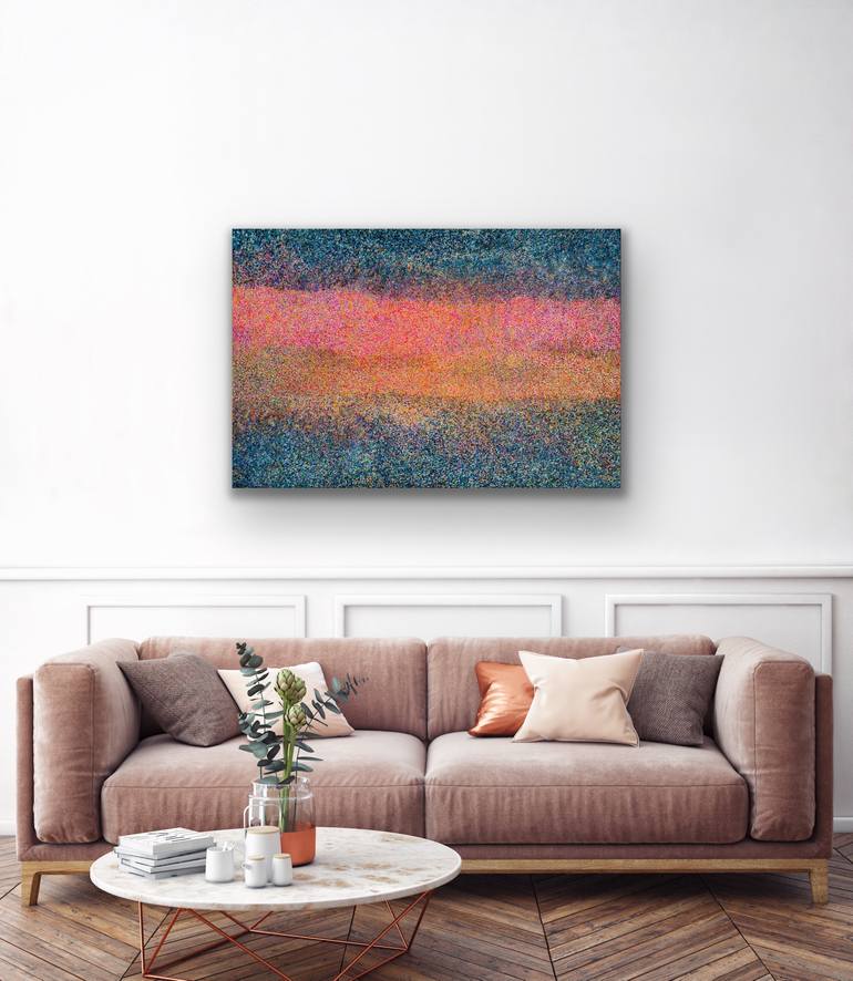 Original Abstract Seascape Painting by Madeleine De Angelis
