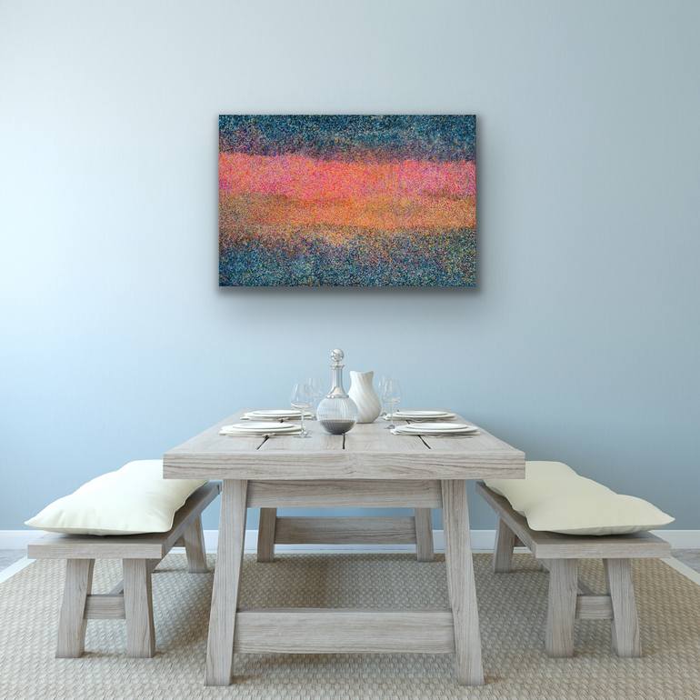 Original Abstract Seascape Painting by Madeleine De Angelis