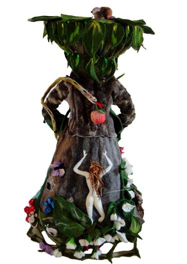 Befor the first sin - sculpture dress, wearable art thumb