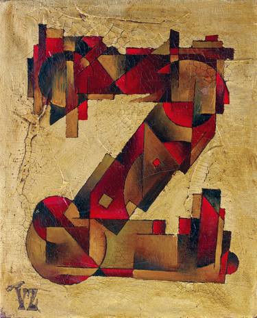 Original Illustration Geometric Paintings by Vlad Zabavskiy