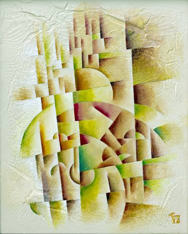 Original Cubism Abstract Paintings by Vlad Zabavskiy