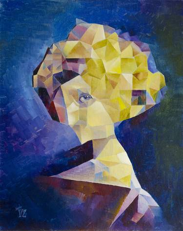 Original Abstract Portrait Paintings by Vlad Zabavskiy