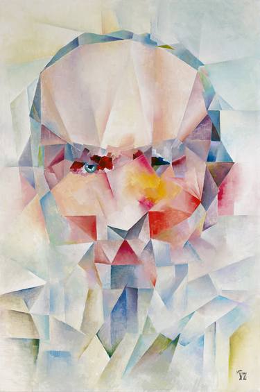 Original Abstract Portrait Paintings by Vlad Zabavskiy