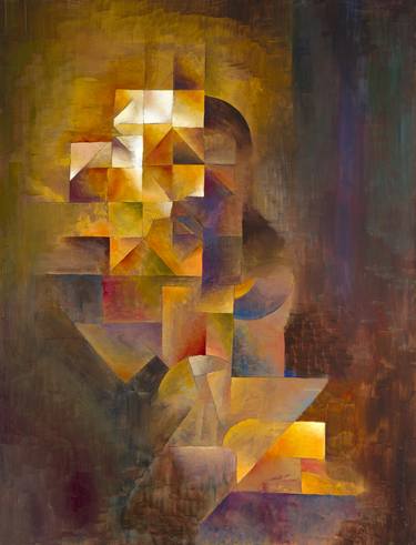 Original Abstract Portrait Paintings by Vlad Zabavskiy