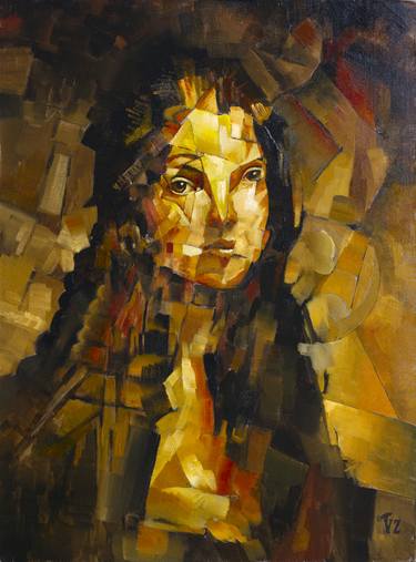 Original Abstract Portrait Paintings by Vlad Zabavskiy