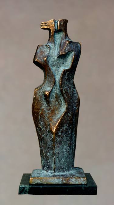 Original Abstract Love Sculpture by Mircea Puscas