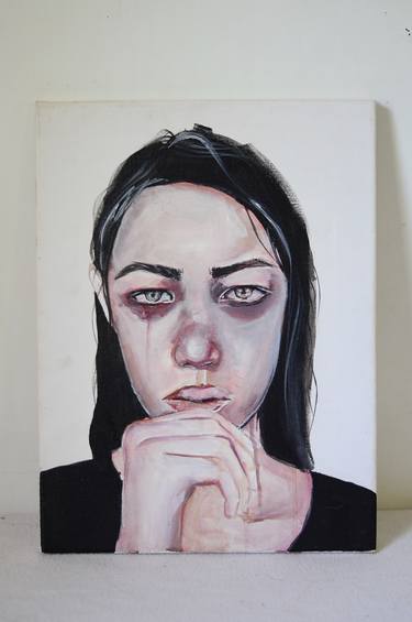 Original Fine Art Portrait Paintings by enon de Belen