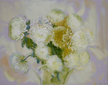 Original Fine Art Floral Painting by Marina Orlova