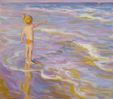 Original Figurative Kids Paintings by Marina Orlova