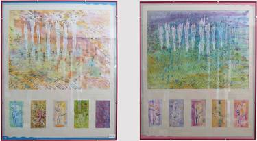 Diptych- Morning and Evening- Spring and Autumn- Entrance to Eternity thumb