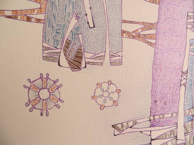 Original Conceptual Business Drawing by Mariana Bondarciuc