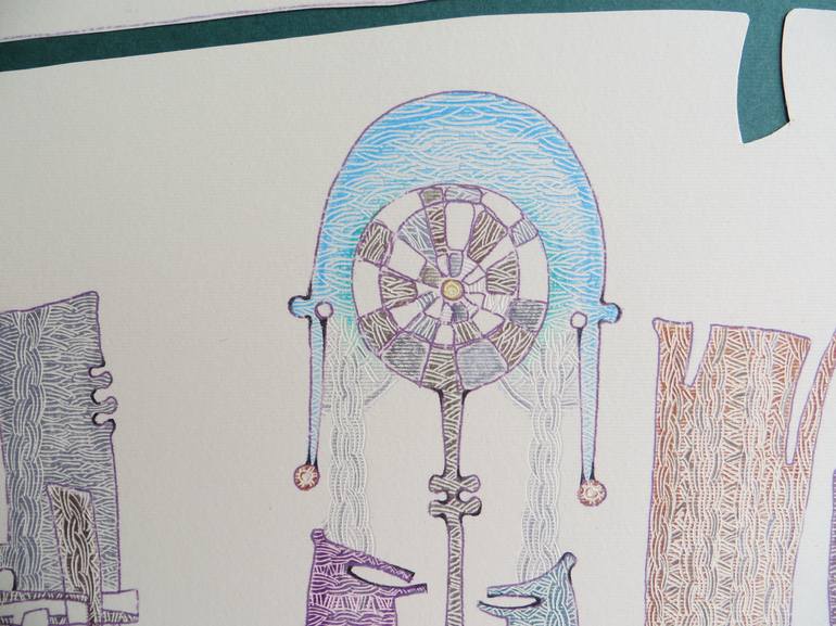 Original Conceptual Business Drawing by Mariana Bondarciuc