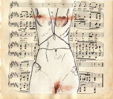 Print of Body Drawings by Hannah Elaine
