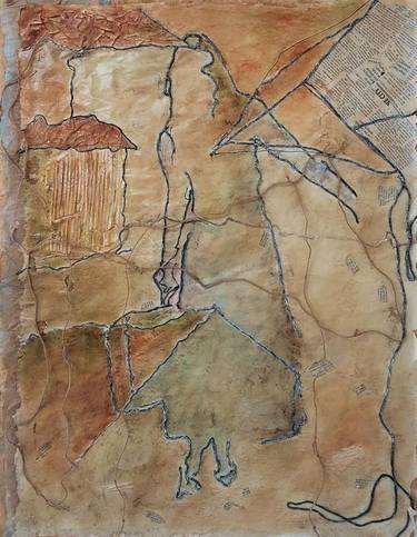 Original Abstract Women Painting by Tali Margolin