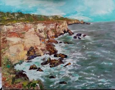Original Impressionism Seascape Paintings by ciobanu veronica