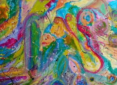 Original Abstract Painting by Ciobanu Veronica