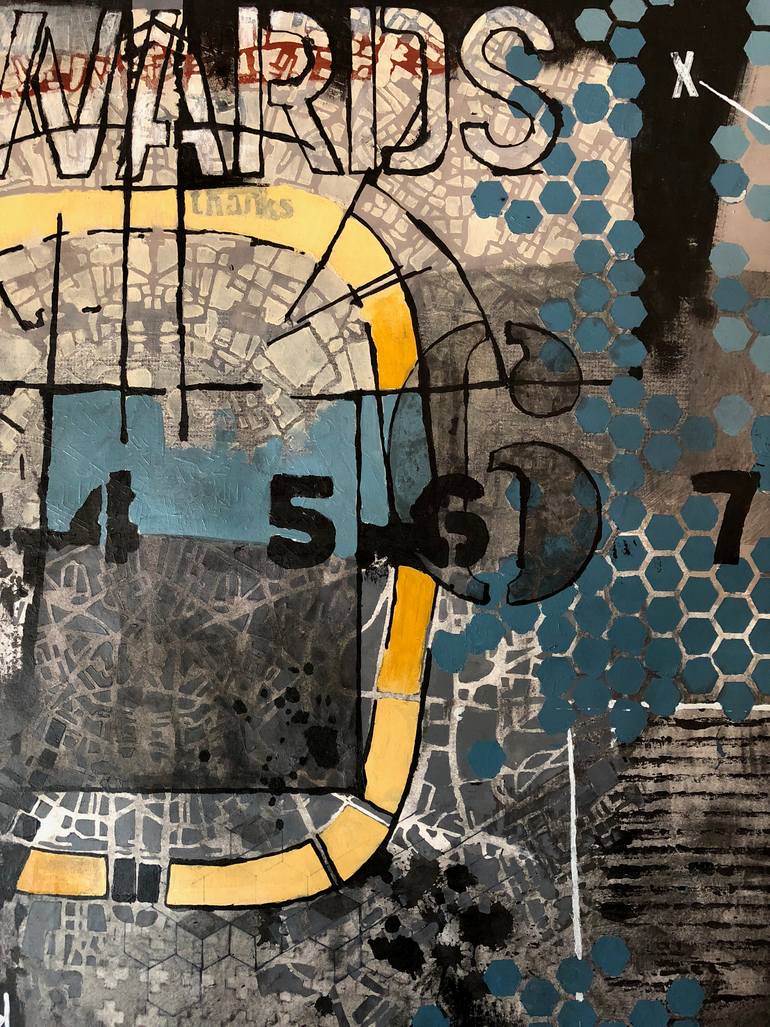 Original Abstract Expressionism Abstract Drawing by G Kustom Kuhl