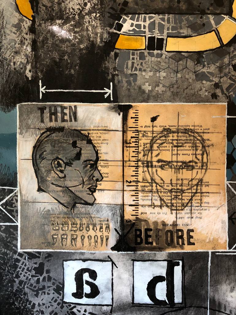 Original Abstract Expressionism Abstract Drawing by G Kustom Kuhl