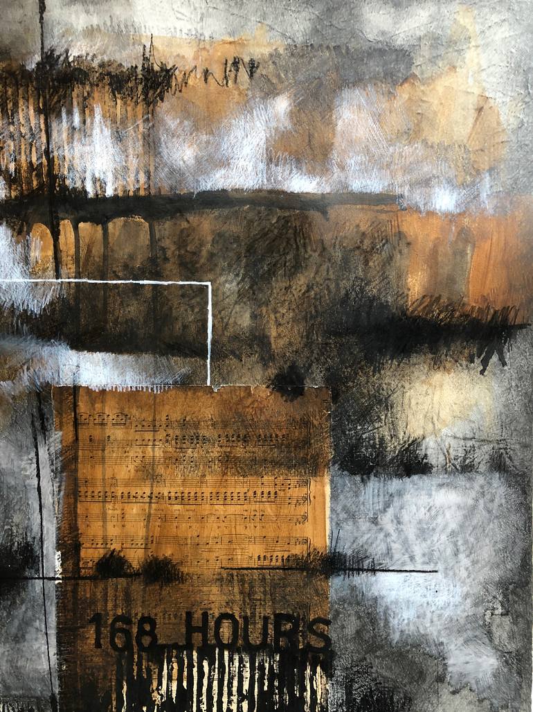 Original Abstract Expressionism Abstract Drawing by G Kustom Kuhl