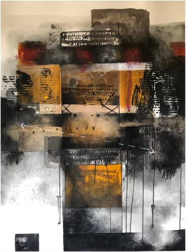 Original Abstract Collage by G Kustom Kuhl