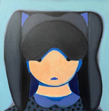 Original Art Deco Children Paintings by Thanh Hien Vu