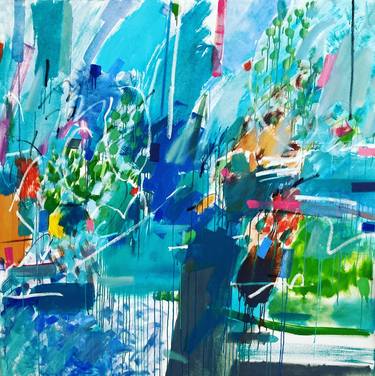 Original Abstract Expressionism Abstract Paintings by Debbie Goldsmith