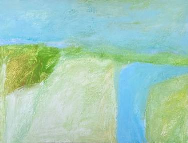 Original Abstract Landscape Painting by Caroline Hohenrath