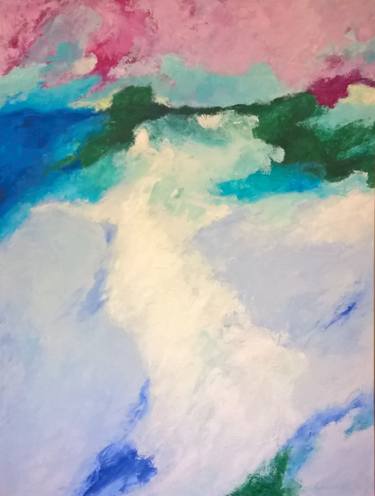 Original Abstract Seascape Paintings by Caroline Hohenrath