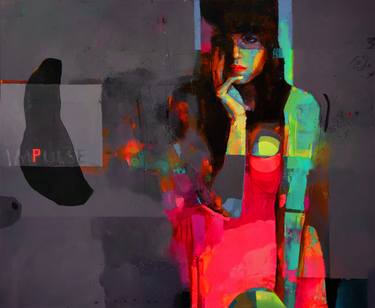 Print of Pop Art Women Paintings by Viktor Sheleg