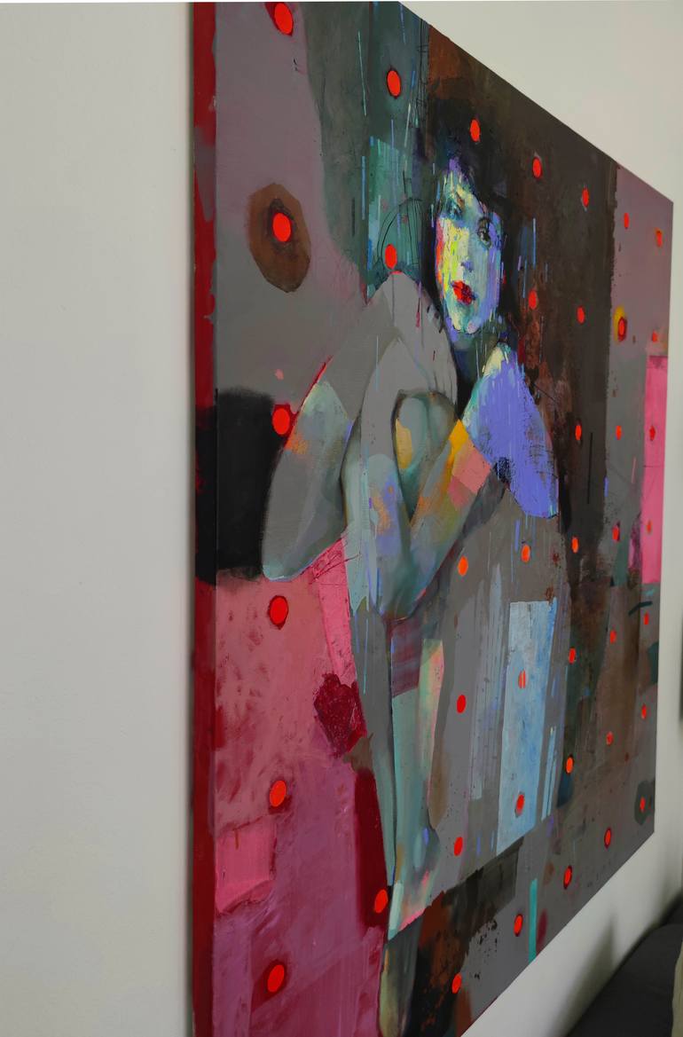 Original Pop Art Fantasy Painting by Viktor Sheleg