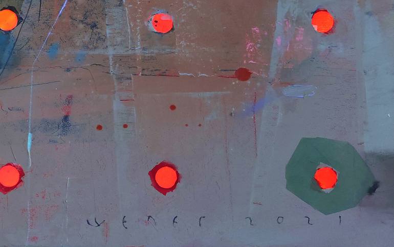 Original Pop Art Fantasy Painting by Viktor Sheleg