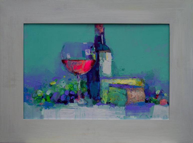 Original Cuisine Painting by Viktor Sheleg