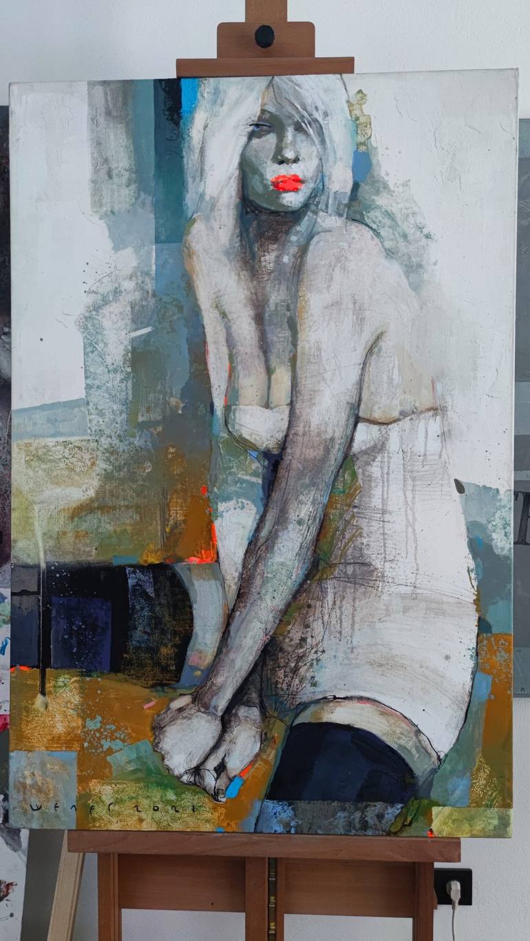 Original Women Painting by Viktor Sheleg