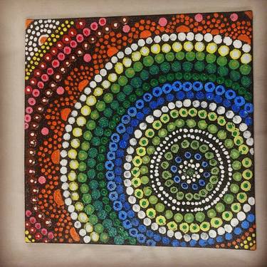 Mandala dot art indian colourful - Limited Edition 1 of 1 thumb
