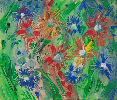 Print of Impressionism Floral Paintings by Barbara Stamegna