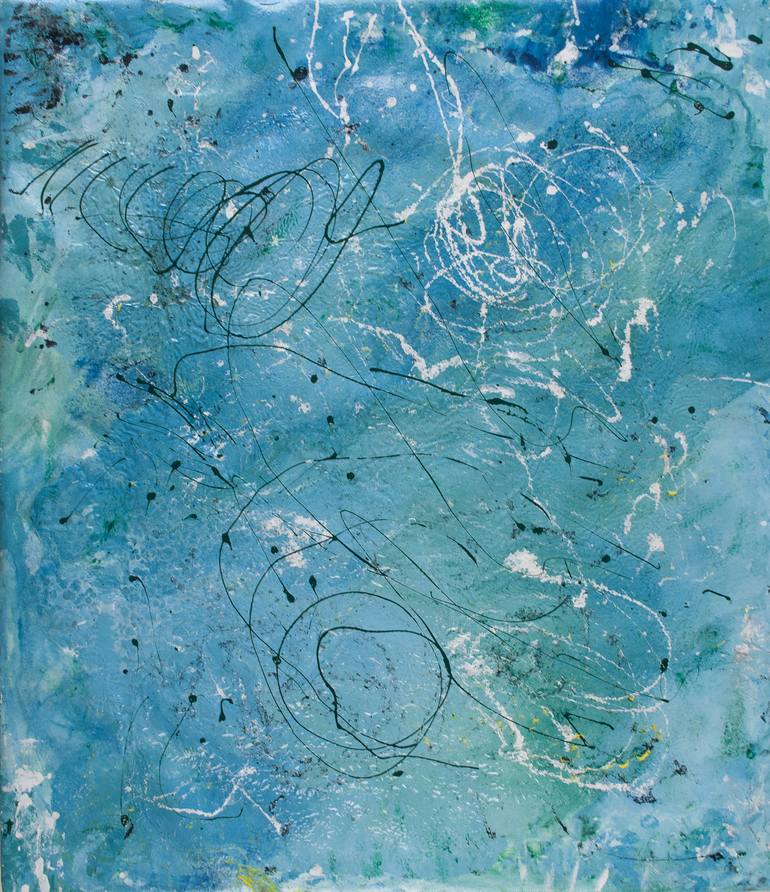 Original Modernism Abstract Painting by Barbara Stamegna
