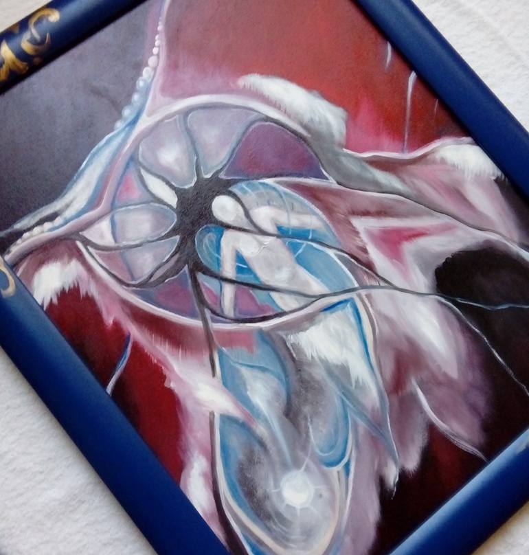 Original Abstract Expressionism Abstract Painting by Gabriel Toth