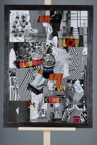 Original Abstract Collage by Milena Lasic