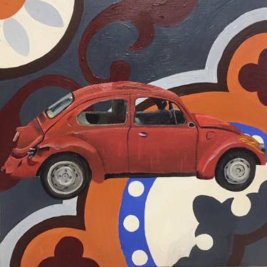 Print of Pop Art Automobile Paintings by Jasmine Alleger