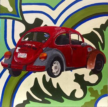 Print of Car Paintings by Jasmine Alleger