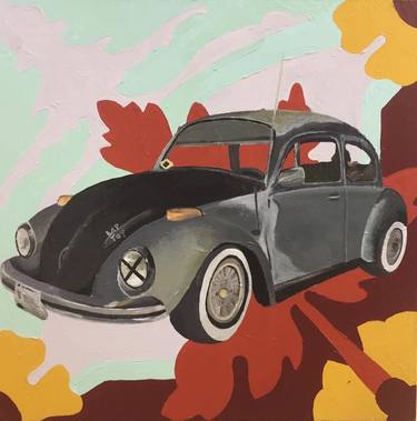 Original Pop Art Car Paintings by Jasmine Alleger