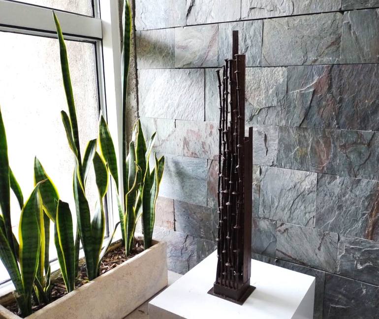 Original Abstract Expressionism Pop Culture/Celebrity Sculpture by Cesar Rizzi