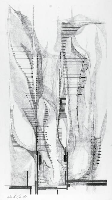 Print of Abstract Architecture Drawings by Fernando Sanchez