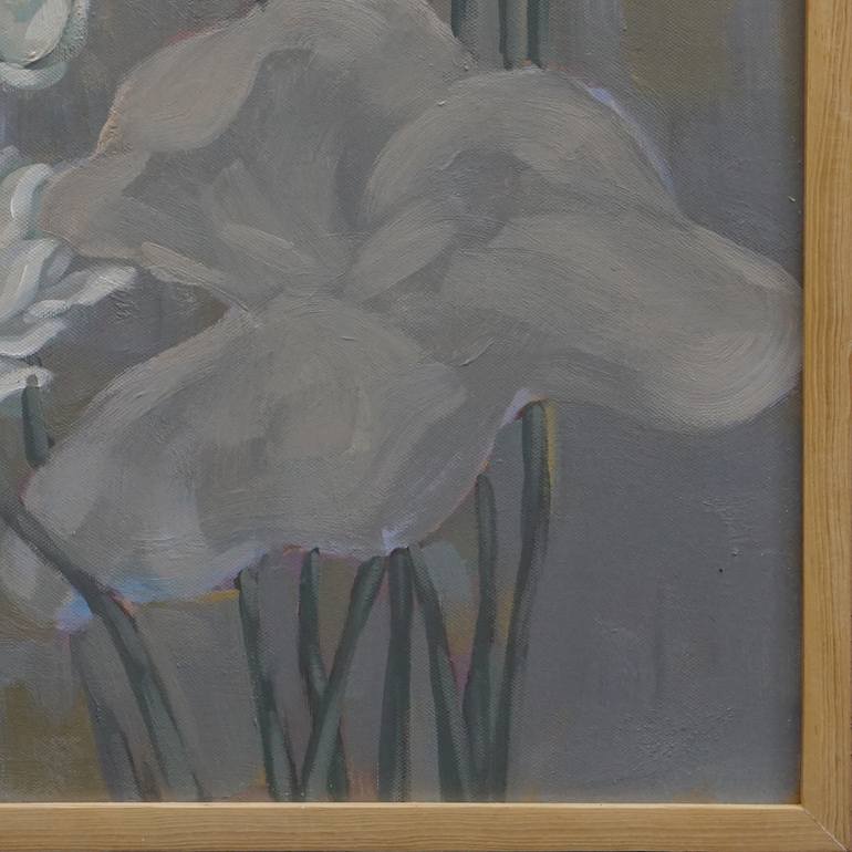 Original Modernism Floral Painting by Thi Thai Ha Vu
